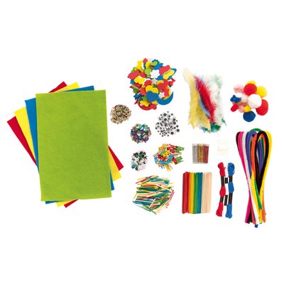 Boîte loisirs créatifs plus de 1300 articles assorti