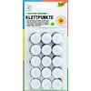 Pastille auto-agrippante Folia 2cm 15x blanc 15x noir Photo