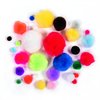 Pompons Folia assorti 30 pièces couleurs et formats assortis Photo
