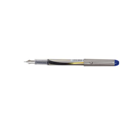 Stylo plume Pilot V-pen Medium argent bleu