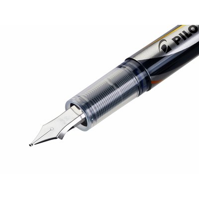 Stylo plume Pilot V-pen Medium argent bleu