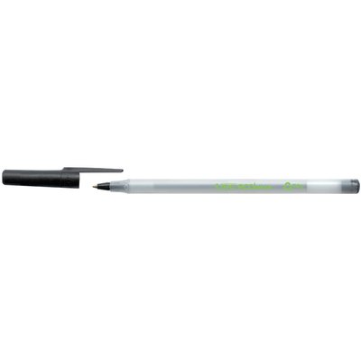Balpen Bic Ecolutions round stic medium zwart