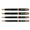 Stylo bille Parker Sonnet Black Lacquer GT Medium Photo