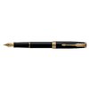 Vulpen Parker Sonnet matte black lacquer GT medium foto
