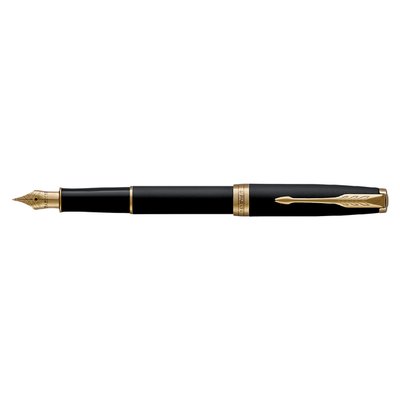 Vulpen Parker Sonnet matte black lacquer GT medium