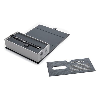 Balpen Parker Sonnet matte black lacquer CT medium