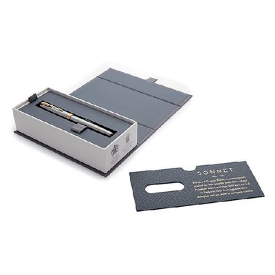 Stylo plume Parker Sonnet Stainless Steel GT Fin