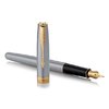 Stylo plume Parker Sonnet Stainless Steel GT Fin Photo