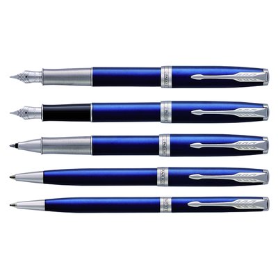 Vulpen Parker Sonnet blue lacquer CT medium