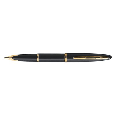 Vulpen Waterman Carene Sea black lacquer GT medium