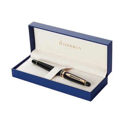 Vulpen Waterman Expert black lacquer GT fijn
