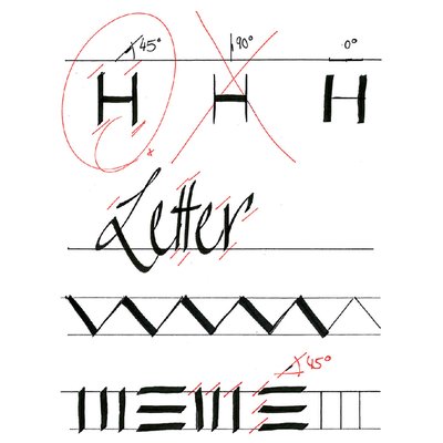 Feutre-Calligraphe edding 1255 5,0mm noir