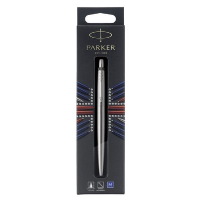 Balpen Parker Jotter stainless steel CT medium blister à 1 stuk