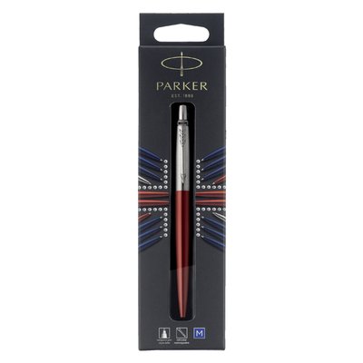 Balpen Parker Jotter Kensington red CT medium blister à 1 stuk