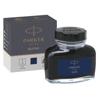 Vulpeninkt Parker Quink permanent 57ml blauw/zwart