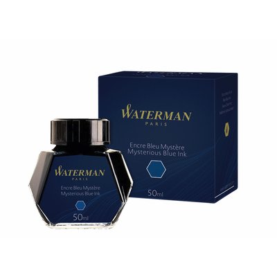 Vulpeninkt Waterman 50ml standaard blauw-zwart