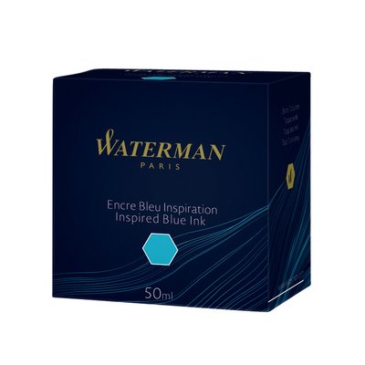 Encre pour Stylo Plume Waterman 50ml bleu pacifique