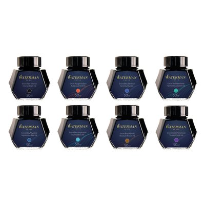 Encre pour Stylo Plume Waterman 50ml bleu pacifique
