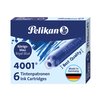 Inktpatroon Pelikan 4001 koningsblauw 6 stuks foto