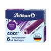 Inktpatroon Pelikan 4001 violet 6 stuks foto