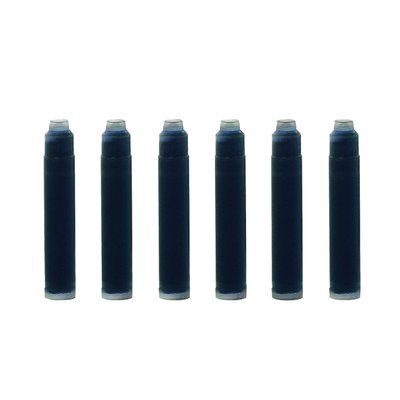 Inktpatroon Waterman internationaal Florida blauw pak à 6 stuks