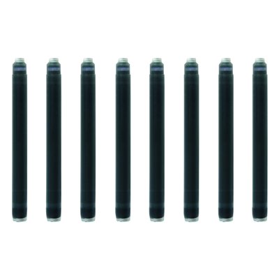 Inktpatroon Waterman nr 23 lang zwart pak à 8 stuks