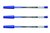 Balpen Quantore Stick blauw medium