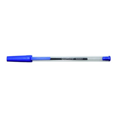 Balpen Quantore Stick blauw medium