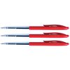 Balpen Quantore drukknop rood medium foto
