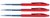 Balpen Quantore drukknop rood medium