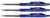 Balpen Quantore drukknop blauw medium