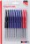 Balpen Quantore drukknop assorti 10 stuks