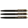 Stylo bille Quantore rétractable avec clip métal Medium noir Photo