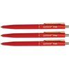 Stylo bille Quantore rétractable avec clip métal Medium rouge Photo