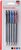 Balpen Quantore grip drukknop assorti 5 stuks