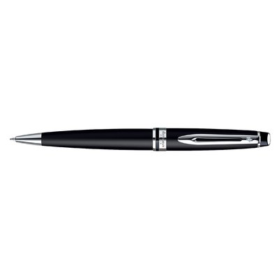 Stylo bille Waterman Expert Noir Laqué CT Medium