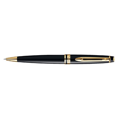 Stylo bille Waterman Expert Noir Laqué GT Medium
