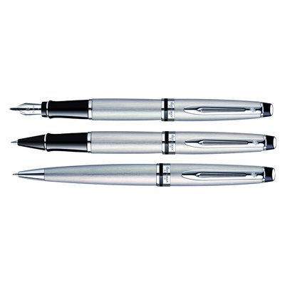 Stylo bille Waterman Expert Steel CT Medium