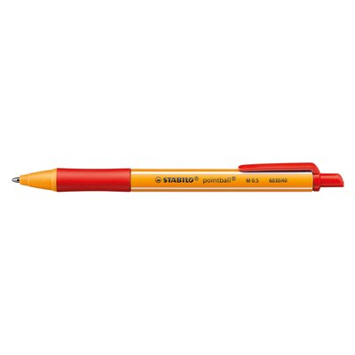 Balpen STABILO pointball 6030/40 medium rood