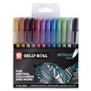 Gelschrijver Sakura Gelly Roll Metallic set à 12 kleuren foto