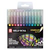 Stylo gel Sakura Gelly Roll Stardust set 12 couleurs Photo