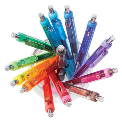 Stylo gel Paper Mate Inkjoy Medium bleu