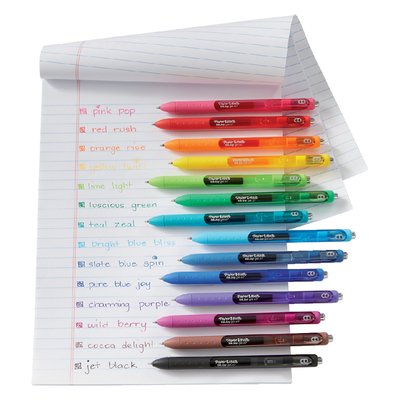 Stylo gel Paper Mate Inkjoy Medium bleu