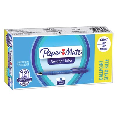 Balpen Paper Mate Flexgrip Ultra medium blauw