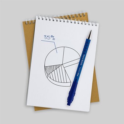 Balpen Paper Mate Flexgrip Ultra medium blauw