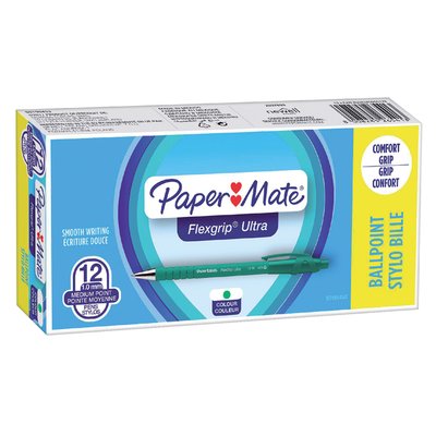 Balpen Paper Mate Flexgrip Ultra medium groen