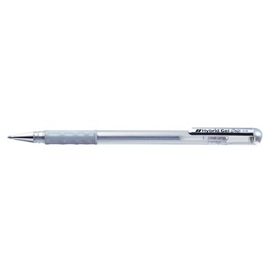 Gelschrijver Pentel K118 Grip medium zilver