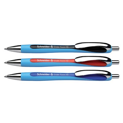 Balpen Schneider Slider Rave extra breed zwart