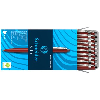 Balpen Schneider K15 medium rood