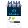 Rollerpenvulling Schneider 852 medium blauw 5 stuks foto